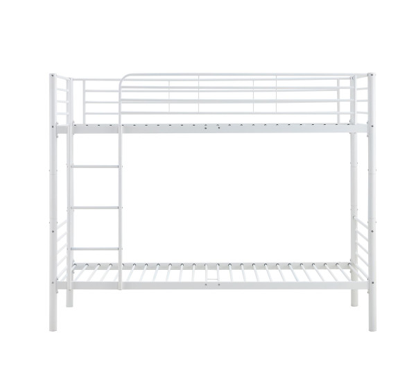 BUNKY łóżko piętrowe / opcja dwóch łóżek pojedynczych 90, biały