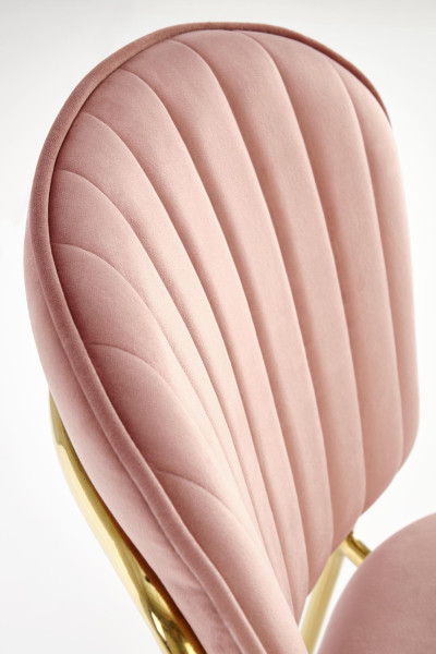 K499 krzesło różowy