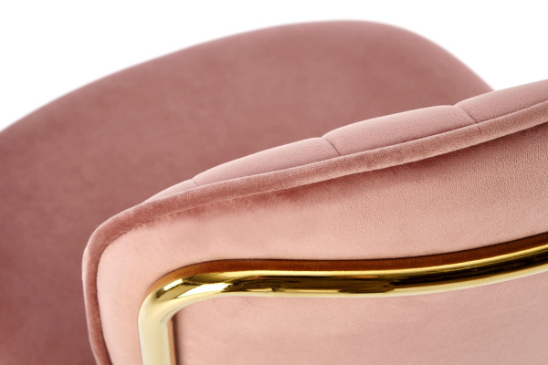 K499 krzesło różowy