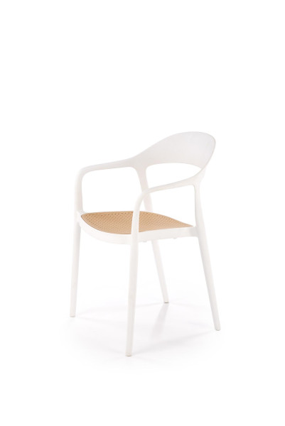 Krzesło K530 biały / naturalny