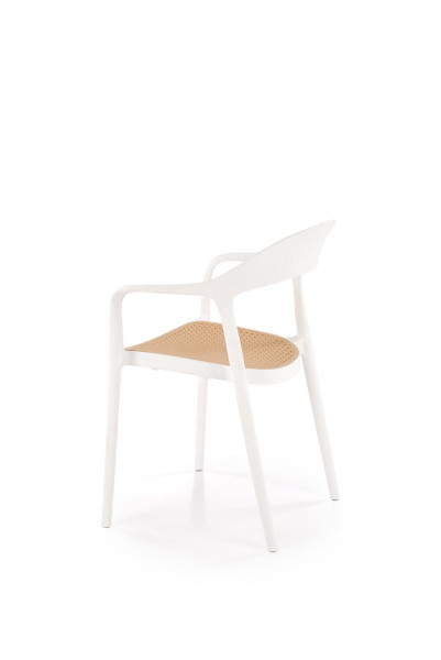 Krzesło K530 biały / naturalny