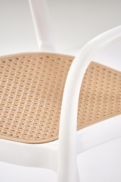 Krzesło K530 biały / naturalny