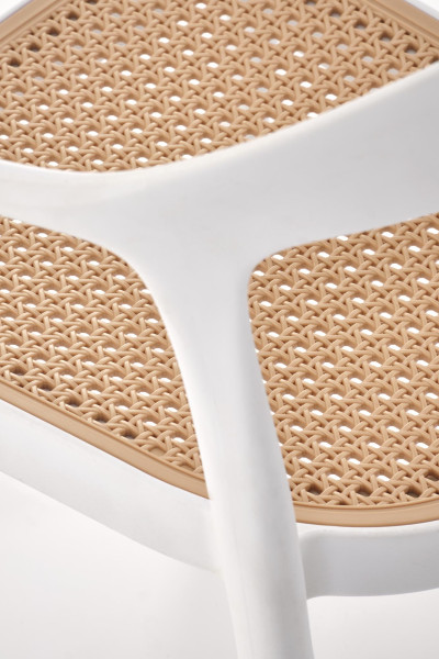 Krzesło K530 biały / naturalny