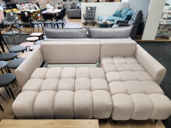 Narożnik MANHATTAN MINI z funkcją spania i pojemnikiem