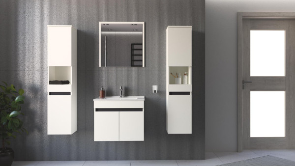 FIGARO Lustro 60 cm biały