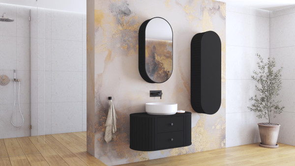 VENEZIA Szafka pod umywalke 2S czarny