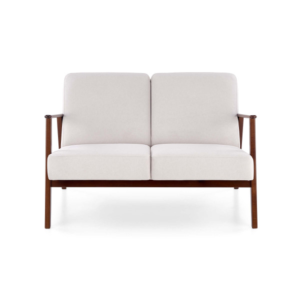 MILANO 2S sofa - jasny beżowy tap. Castel 04