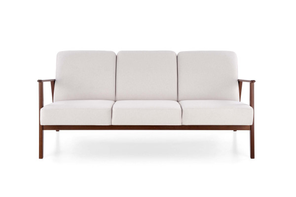 MILANO 3S sofa - jasny beżowy tap. Castel 04
