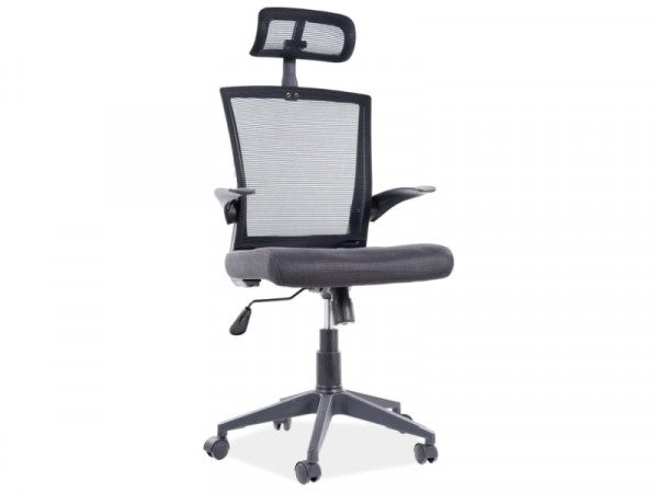 FOTEL OBROTOWY Q-707 CZARNY