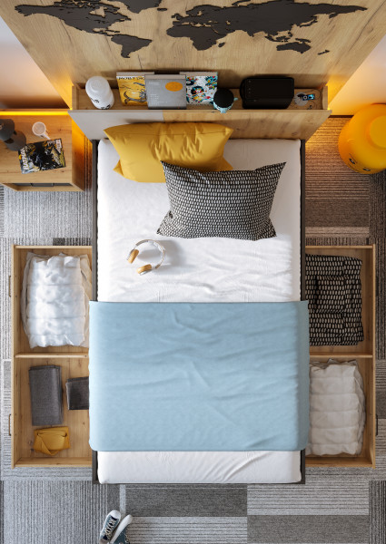 Łóżko QUBIC QB-12