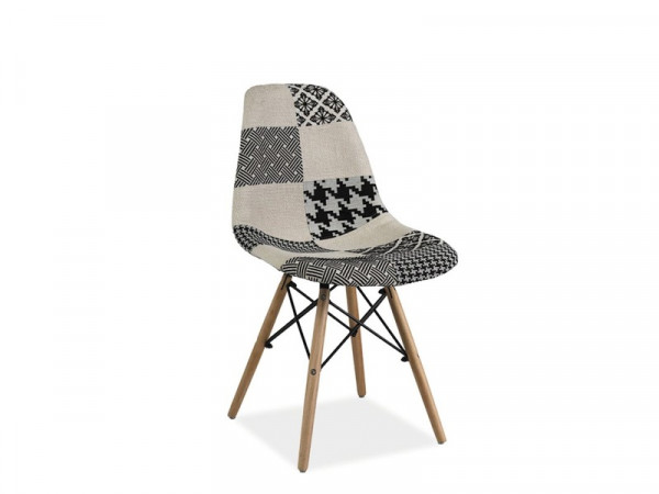 KRZESŁO SIMON B BUK/PATCHWORK
