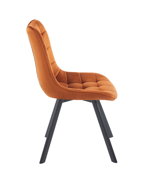 Krzesło KO265-FX- velvet (cynamonowe) obracane siedzisko