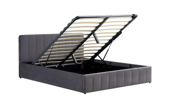 Łóżko LT1-FX tapicerowane 160x200 (szare)