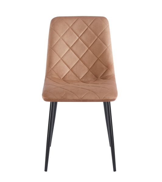 Krzesło K6-FX (B) velvet - Riviera 24 cappuccino