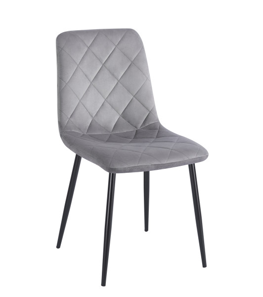 Krzesło K6-FX velvet - Riviera 91 szare