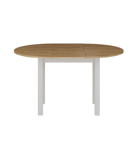 Stół ST3-FX rozkładany (dąb złoty craft/biały) 100(140)x100