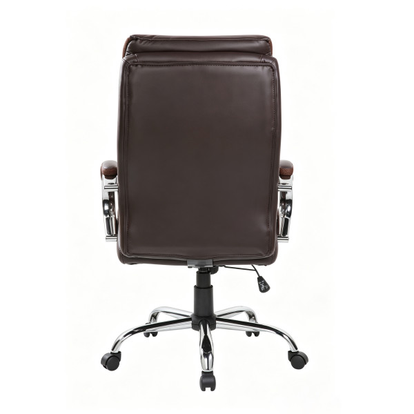 Fotel FB55-FX (PU) obrotowy (brązowy)