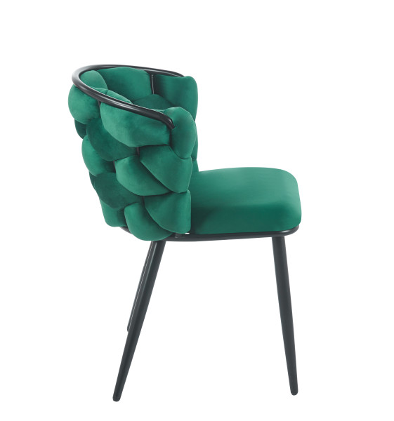 Krzesło K47-FX (B) velvet (zielony)