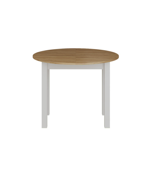 Stół ST3-FX rozkładany (dąb złoty craft/biały) 100(140)x100