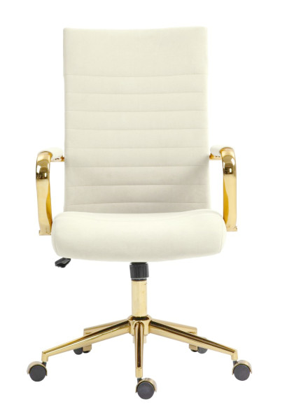 Fotel obrotowy FB14-FX velvet (jasny beżowy)