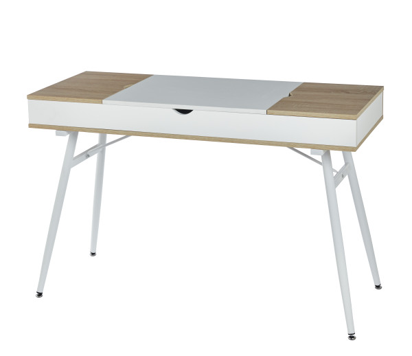 Biurko B16-FX (dąb sonoma/biały)