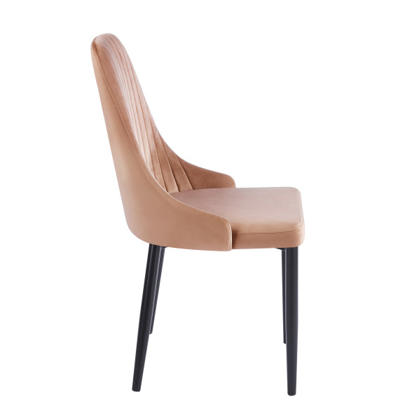 Krzesło K44-FX-140300 velvet - Riviera 24 cappuccino