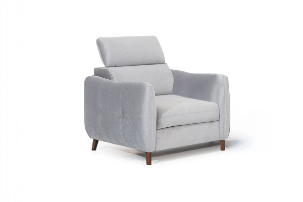 Fotel Hugo z regulowanym zagłówkiem