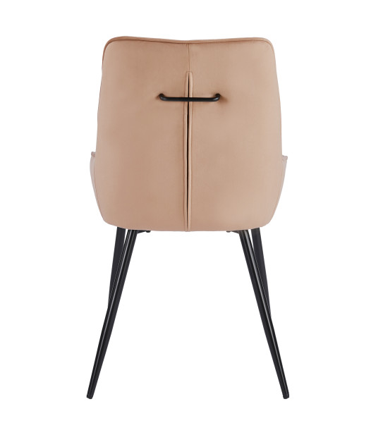 PRZEDSPRZEDAŻ Krzesło K58-FX-149702 velvet - Riviera 24 cappuccino