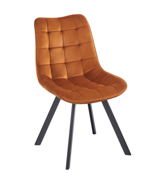 Krzesło KO265-FX- velvet (cynamonowe) obracane siedzisko