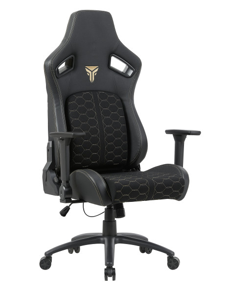 Fotel FB43-FX obrotowy gamingowy - czarny