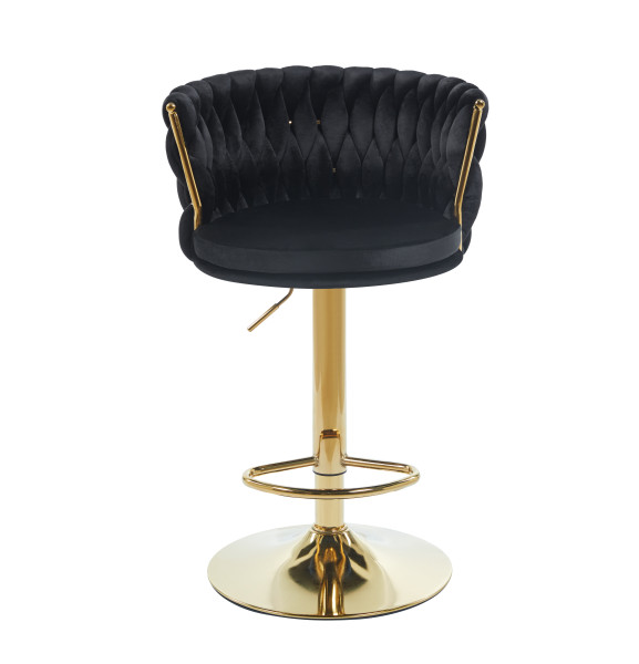 Hoker H4-FX velvet czarny (złoty stelaż)