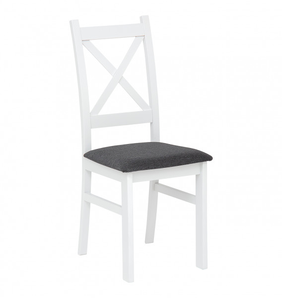 Krzesło CARLO biało/szare