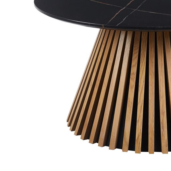 Ława L30-FX (czarny/dąb) Fi80