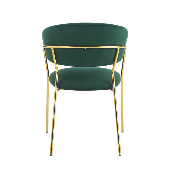 PRZEDSPRZEDAŻ Krzesło K4-FX velvet - Riviera 38 zielone