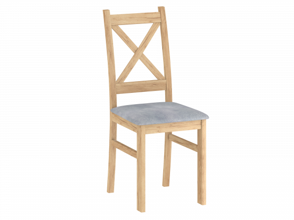 Krzesło dąb złoty craft (siedzisko szare Forever 65)