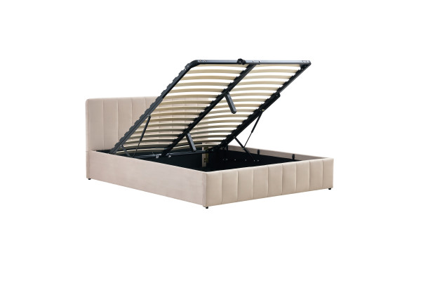 Łóżko LT1-FX tapicerowane 160x200 (beżowe)