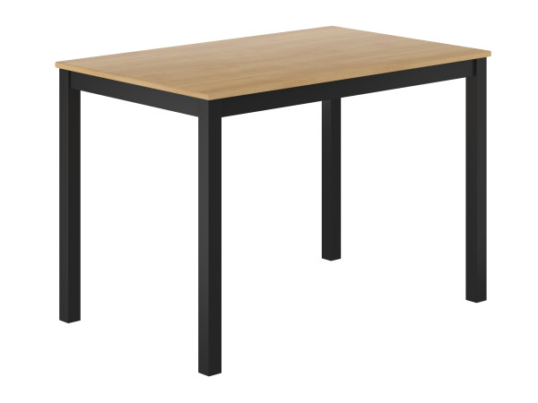 Stół ST36-FX drewniany 70x110 - dąb naturalny + czarny