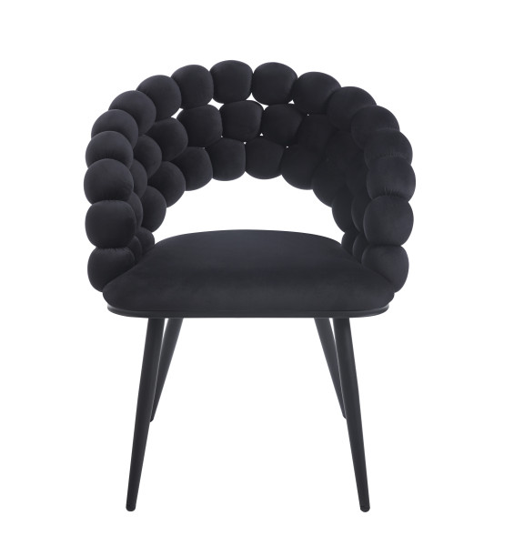 Krzesło K20-FX velvet (czarne)