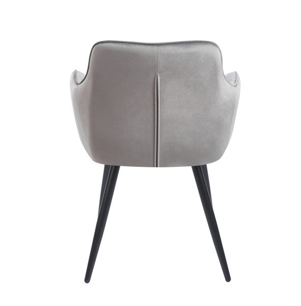 Krzesło K40-FX velvet (szare)