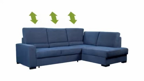 Narożnik Boss z funkcją spania i pojemnikiem