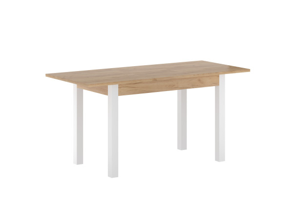 Stół ST22-FX rozkładany (dąb złoty craft/biały) 67x120(160)