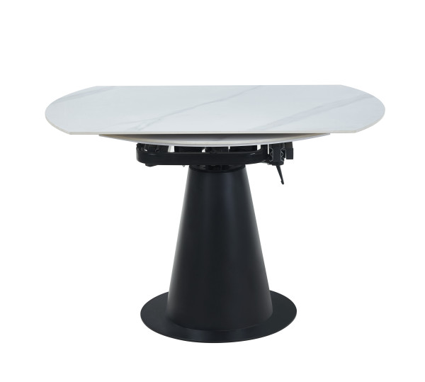 Stół ST29-FX rozkładany (biały marmur) 75(120)x120