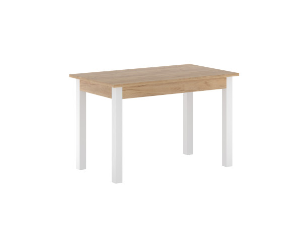 Stół ST22-FX rozkładany (dąb złoty craft/biały) 67x120(160)