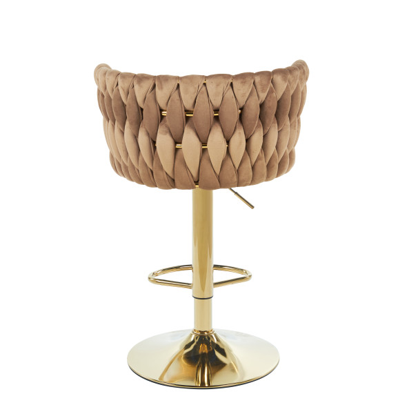 Hoker H4-FX velvet cappuccino (złoty stelaż)