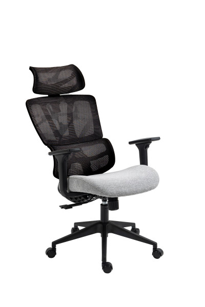 Fotel FB27-FX obrotowy (czarno-szary)