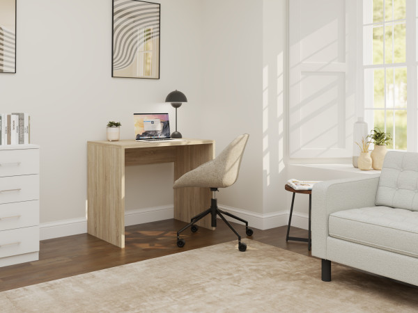 Biurko B19-FX 90 cm (dąb sonoma)