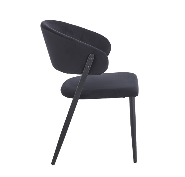  Krzesło K48-FX czarne velvet Riviera 100