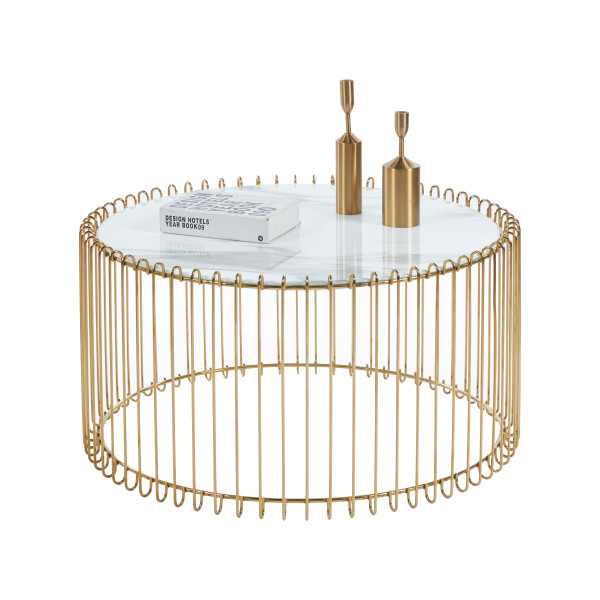 Ława L13-FX (G) (biały marmur) 80