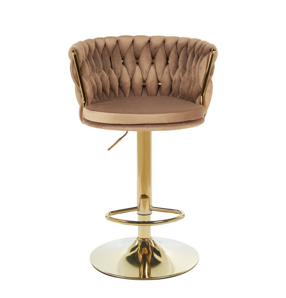 Hoker H4-FX velvet cappuccino (złoty stelaż)