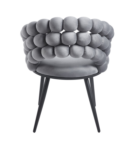 Krzesło K20-FX velvet (szare)